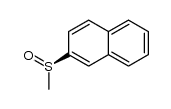 (R)-(+)-2-(methylsulfinyl)naphthalene结构式