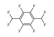 1,4-bis(difluoromethyl)-2,3,5,6-tetrafluorobenzene结构式