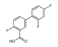 5-(2,4-difluorophenyl)-2-fluorobenzoic acid Structure