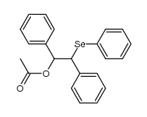1,2-diphenyl-2-(phenylselanyl)ethyl acetate结构式