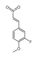 2-fluoro-1-methoxy-4-(2-nitroethenyl)benzene结构式