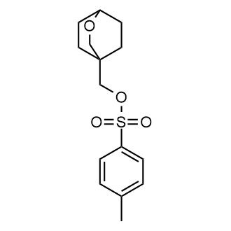 (2-氧杂双环[2.2.2]辛-4-基)4-甲基苯磺酸甲酯结构式