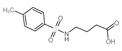 4-{[(4-Methylphenyl)sulfonyl]amino}butanoic acid结构式