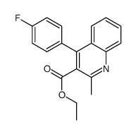ethyl 4-(4-fluorophenyl)-2-methylquinoline-3-carboxylate Structure