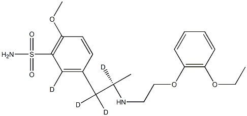 Tamsulosin-D4 Structure