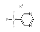Potassium pyrimidine-5-trifluoroborate structure