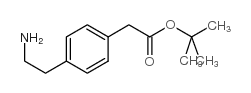 [4-(2-氨基乙基)苯基]乙酸叔丁酯结构式