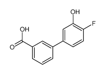 3-(4-fluoro-3-hydroxyphenyl)benzoic acid Structure