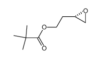 (3S)-2',2'-dimethyl-propionic acid 2-oxiranyl-ethyl ester Structure