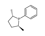 (2S,5S)-2,5-dimethyl-1-phenylphospholane结构式