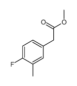2-(4-氟-3-甲基苯基)乙酸甲酯结构式