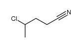 4-Chloropentanenitrile Structure