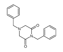 1,4-dibenzylpiperazine-2,6-dione Structure