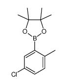 5-氯-2-甲基苯硼酸频呢醇酯结构式