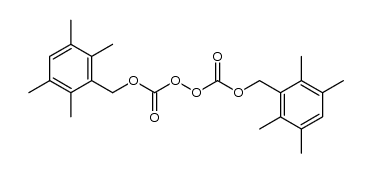 di(2,3,5,6-tetramethylbenzyl) peroxydicarbonate Structure