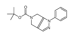 tert-butyl 1-phenyl-4,6-dihydropyrrolo[3,4-c]pyrazole-5-carboxylate Structure