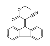 ethyl 2-cyano-2-fluoren-9-ylideneacetate结构式