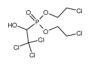 (2,2,2-trichloro-1-hydroxy-ethyl)-phosphonic acid bis-(2-chloro-ethyl) ester Structure