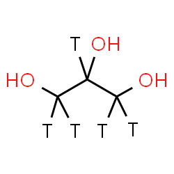 Glycerol-1,2,3-3H结构式