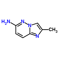 2-甲基-咪唑[1,2-B]哒嗪-6-胺结构式