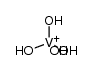 tetrakis-hydroxo vanadium (V) (1+) Structure