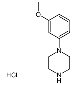 1-(3-甲氧苯基)哌嗪盐酸盐结构式