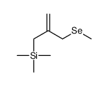trimethyl-[2-(methylselanylmethyl)prop-2-enyl]silane结构式
