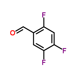 2,4,5-三氟苯甲醛结构式