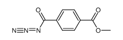 4-azidocarbonyl-benzoic acid methyl ester结构式