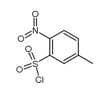 5-甲基-2-硝基苯-1-磺酰氯结构式