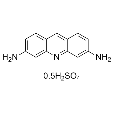 Proflavine (hemisulfate) Structure