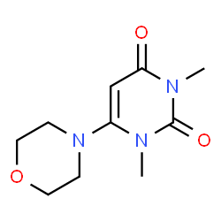 1,3-DIMETHYL-6-MORPHOLINO-2,4(1H,3H)-PYRIMIDINEDIONE Structure