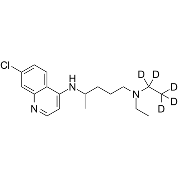 Chloroquine D5 structure