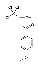(3S)-4,4,4-trichloro-3-hydroxy-1-(4-methoxyphenyl)butan-1-one结构式