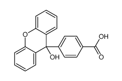 4-(9-羟基-9-夹氧蒽基)苯甲酸结构式