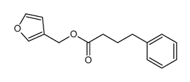 furan-3-ylmethyl 4-phenylbutanoate Structure