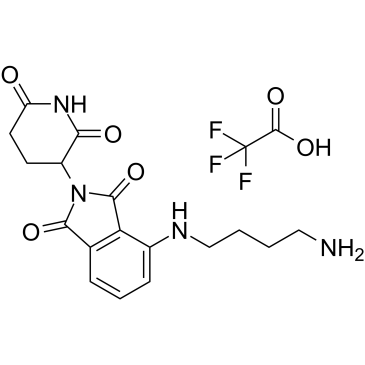 Thalidomide-NH-C4-NH2 TFA structure