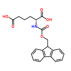 Fmoc-D-2-氨基己二酸结构式