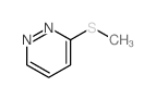 Pyridazine, 3-(methylthio)- Structure