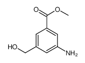 3-氨基-5-(羟甲基)苯甲酸甲酯结构式