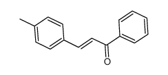 1-phenyl-3-p-tolyl-propenone结构式