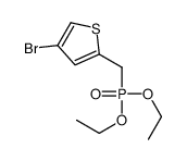 4-bromo-2-(diethoxyphosphorylmethyl)thiophene结构式