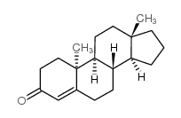 10alpha-雄甾-4-烯-3-酮结构式