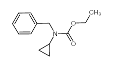 Carbamic acid,N-cyclopropyl-N-(phenylmethyl)-, ethyl ester Structure