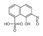 8-hydroxy-7-nitrosonaphthalene-1-sulfonic acid Structure
