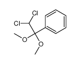 (2,2-dichloro-1,1-dimethoxyethyl)benzene结构式