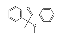 2-methoxy-1,2-diphenylpropan-1-one结构式