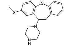 8-methylthio-10-piperazino-10,11-dihydrodibenzothiepin Structure