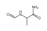 N-formylalaninamide结构式