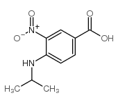 4-异丙基氨基-3-硝基苯甲酸结构式